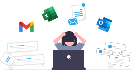 困っているイラスト